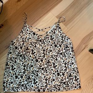 Animal print top from ASTR.